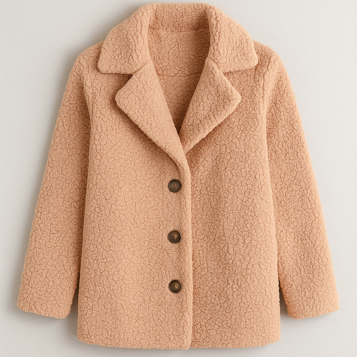 Olivia - Knus jack met Knoopsluiting voor Klassieke Stijl