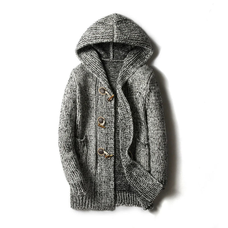Sophie - Comfortabel Jack met Capuchon en Klassieke Knoopsluiting