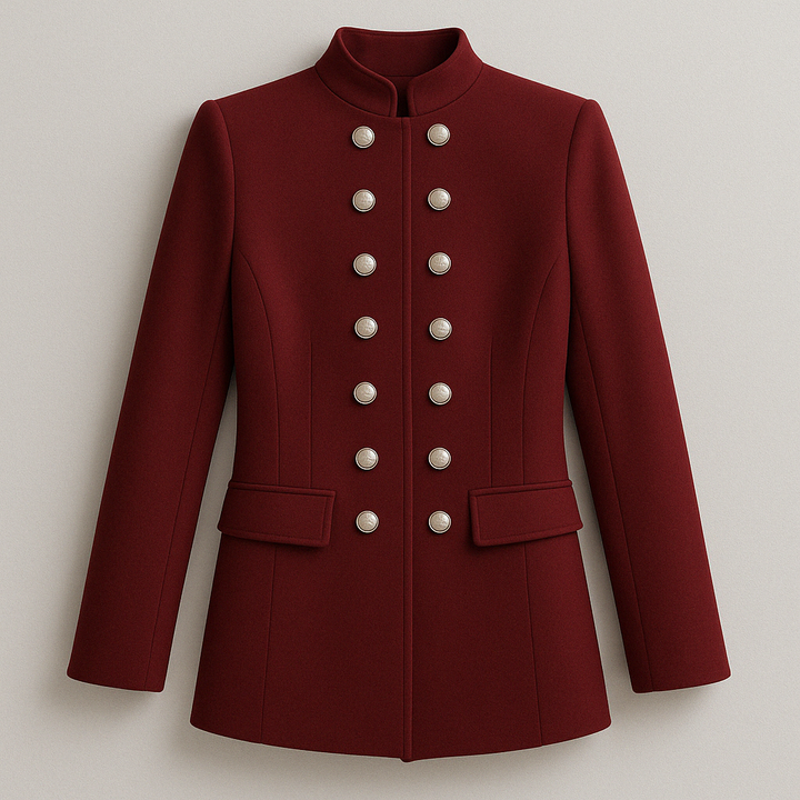 Rozi - Klassiek Getailleerde Blazer met Knopen Aan De Voorkant