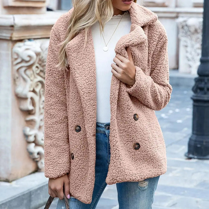 Olivia - Knus jack met Knoopsluiting voor Klassieke Stijl