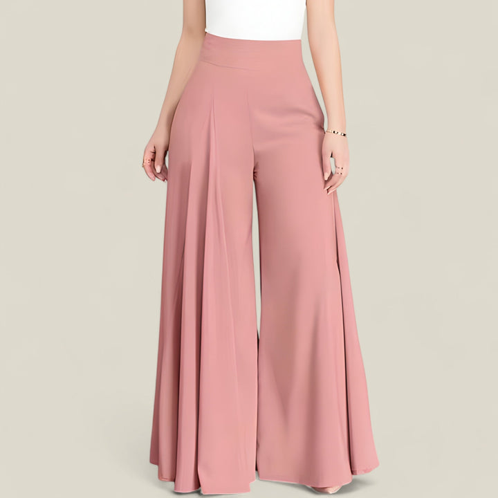 Livia - Flare Broek met Hoge Taille en Trendy Silhouet