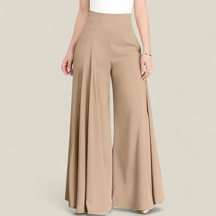 Livia - Flare Broek met Hoge Taille en Trendy Silhouet