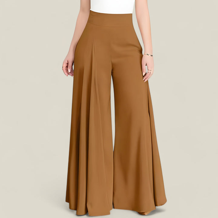 Livia - Flare Broek met Hoge Taille en Trendy Silhouet