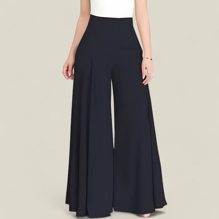 Livia - Flare Broek met Hoge Taille en Trendy Silhouet