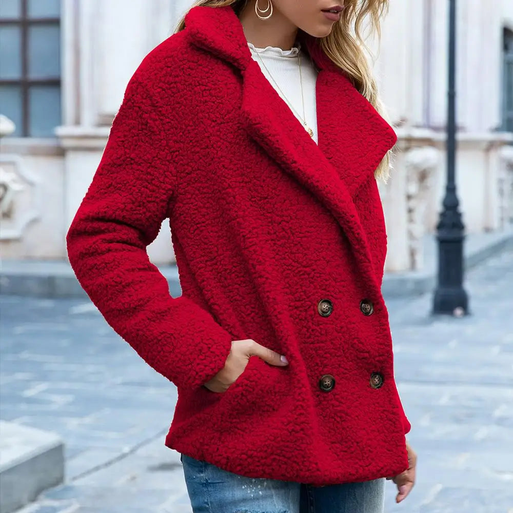 Olivia - Knus jack met Knoopsluiting voor Klassieke Stijl