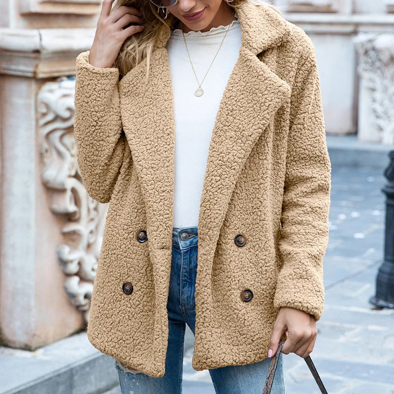 Olivia - Knus jack met Knoopsluiting voor Klassieke Stijl
