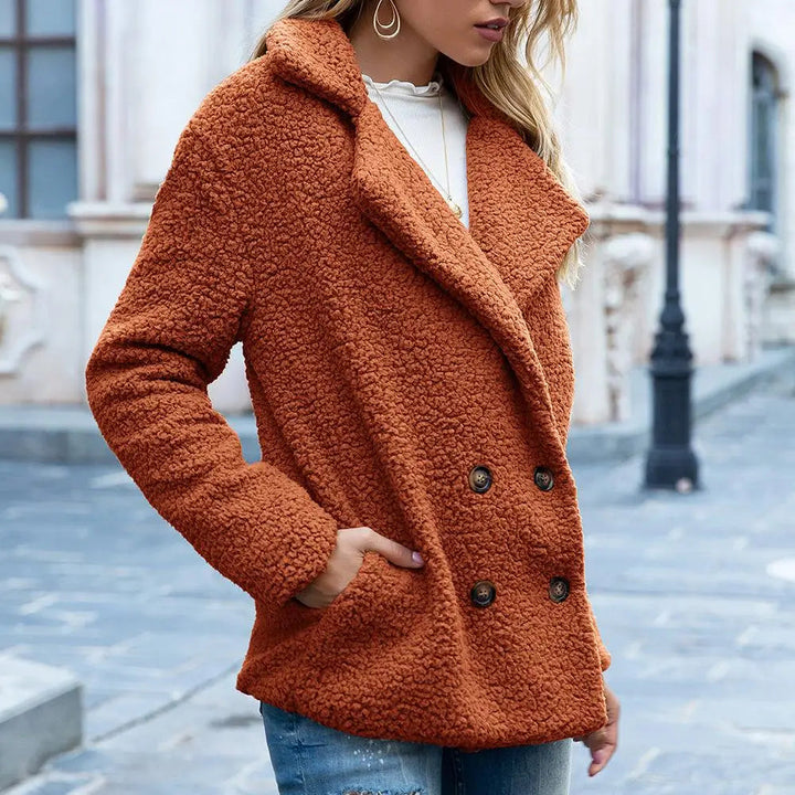 Olivia - Knus jack met Knoopsluiting voor Klassieke Stijl