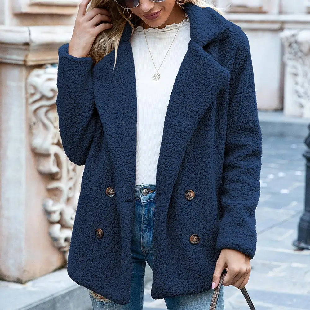 Olivia - Knus jack met Knoopsluiting voor Klassieke Stijl