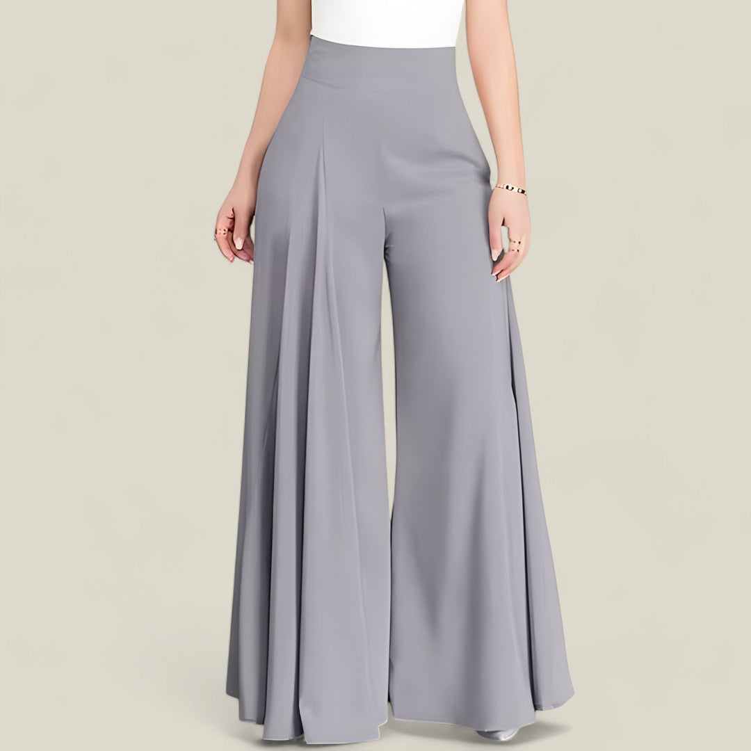 Livia - Flare Broek met Hoge Taille en Trendy Silhouet