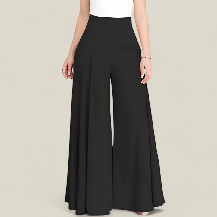 Livia - Flare Broek met Hoge Taille en Trendy Silhouet